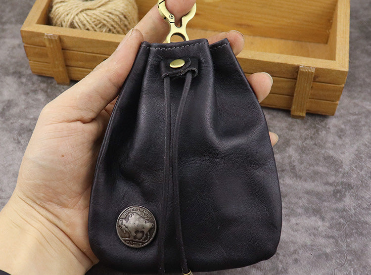 Leather Pouch, Leather , Leather Drawstring Bags , Coin Pouch , Medicine Bag , Jewelry Bag , Essential Oils